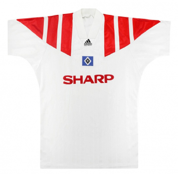 Adidas Hamburger SV Trikot 1992/93 Sharp weiß Equipment HSV Herren L