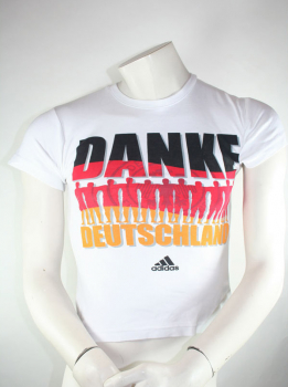 Adidas Danke Deutschland T-shirt WM 2006 Teamgeist 82 Mio Damen M (38/40)
