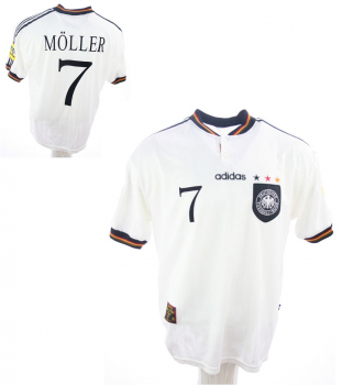 Adidas Deutschland Trikot 7 Andreas Möller Andi Euro 1996 96 Heim weiß DFB Herren XL