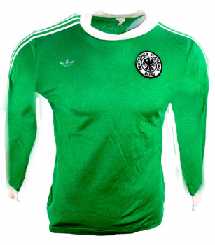 Adidas Deutschland Trikot WM 1982 Spanien Grün Away DFB Oldschool Herren M