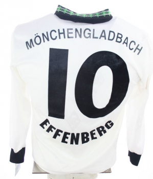 Reebok Borussia Mönchengladbach Trikot 10 Effenberg 1995/96 BMG Weiß Herren S