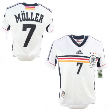 Adidas Deutschland Trikot 7 Möller WM 1998 Heim DFB Herren S-M