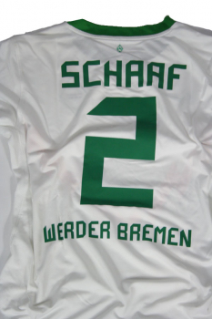 Nike SV Werder Bremen Trikot 2 Thomas Schaaf 2010/11 Auswärts weiß Herren S-M 176cm