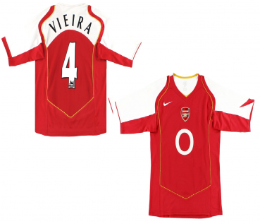 Nike FC Arsenal London jersey 4 Patrick Vieira 2004/05 shirt o2 home red men's XL (b-stock)