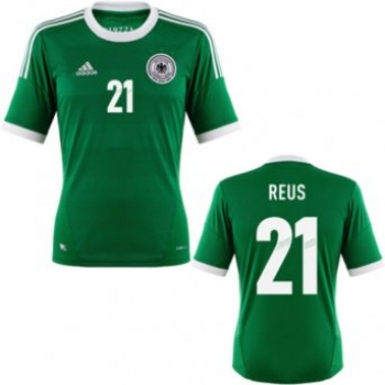 Adidas Deutschland Trikot 21 Marco Reus 2012 DFB auswärts grün Herren XXL/2XL
