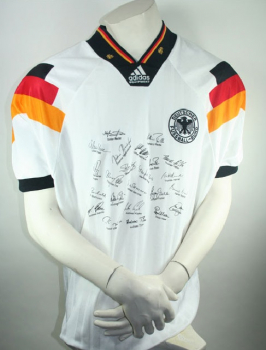 Adidas Deutschland Trikot EM 1992 EURO 92 Team Signiert DfB Herren S/M/L/XL/XXL