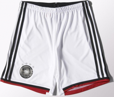 Adidas Deutschland Trikot-Shorts WM 2014 DFB heim weiß Hose 4 Sterne NEU Herren S