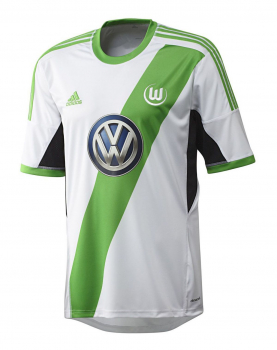 Adidas VFL Wolfsburg Trikot 4 Marcel Schäfer 2013/14 auswärts weiß VW Herren XL