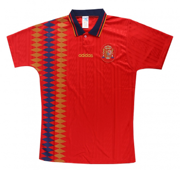 Adidas Spanien Trikot WM 1994 Weltmeisterschaft 94 USA heim rot Herren L