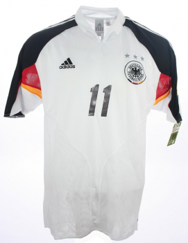Adidas Deutschland Trikot 11 Miroslav Klose Euro 2004 EM DFB Weiß Herren M