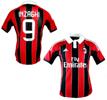 Adidas AC Mailand Trikot 9 Filippo Inzaghi 2012/13 CL Heim Neu Herren S