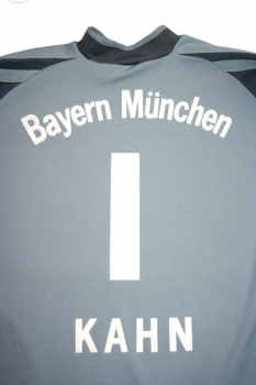Adidas FC Bayern München Torwart Trikot 1 Oliver Kahn Opel Grau 2001/02 NEU Herren XL 2XL XXL