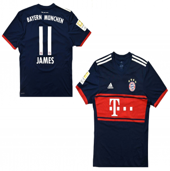 Adidas FC Bayern Múnich camiseta 11 James Rodriguez 2017/18 azul senor M