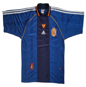 Adidas Spain jersey World Cup 1998 98 away navy blue men's M