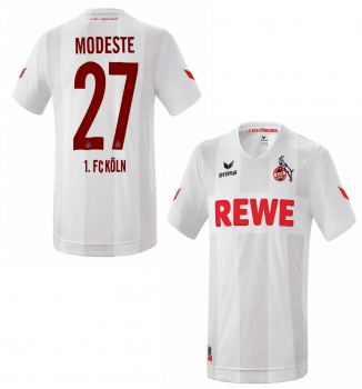 Erima 1.FC Köln/cologne jersey 27 Anthony Modeste 2016/17 REWE white home men's M
