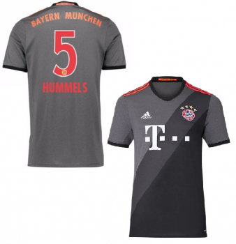 Adidas FC Bayern Múnich camiseta 5 Mats Hummels 2016/17 greece CL senor L
