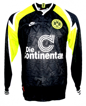 Nike Borussia Dortmund Trikot 10 Andreas Möller 1995-97 die Continentale Schwarz Herren XXL/2XL