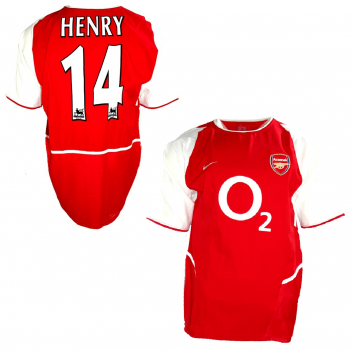 Nike FC Arsenal Trikot 14 Thierry Henry 2003/04 Ungeschlagen Heim Herren M oder XL