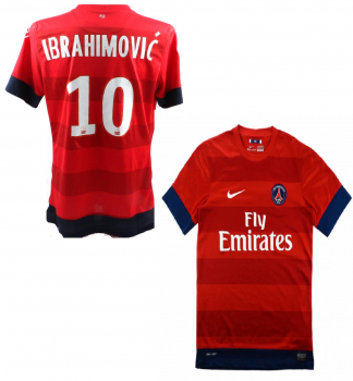 Nike Paris St. Germain camiseta 10 Zlatan Ibrahimovic 2012/13 Fly Emirates rojo senor M