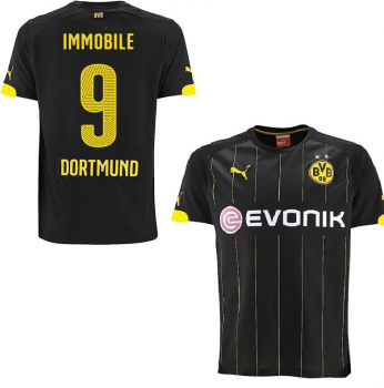 Puma Borussia Dortmund Trikot 9 Ciro Immobile 2014/2015 CL Schwarz BVB Herren M