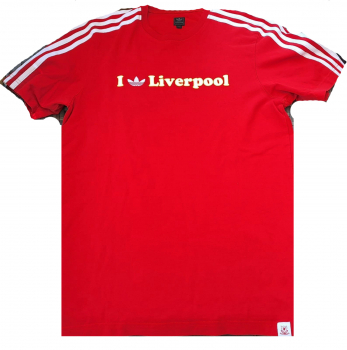 Adidas FC Liverpool camiseta I love Liverpool rojo retro 80's Originals senor S