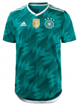 Adidas Deutschland Trikot WM 2018 Authentic Climachill auswärts grün DFB 4 Sterne Herren S/M/L/XL/XXL