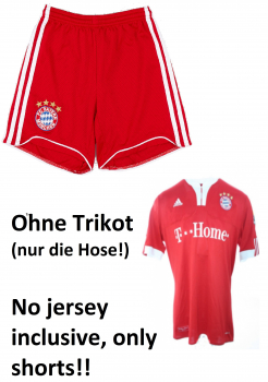Adidas FC Bayern Múnich panthalones corto shorts 2009/10 rojo t-,mobile senor XL