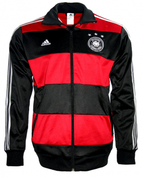 Adidas Deutschland Jacke 2014 Away Schwarz Rot TT DFB Neu Herren 2XL/XXL
