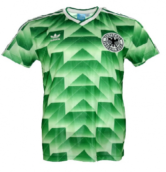 Adidas Deutschland Trikot WM 1990 Grün DFB Away Neu Herren S/M/L/XL/XXL