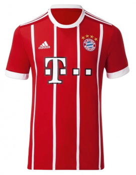 Adidas FC Bayern Munich jersey 2017/18 home red T-com Telekom new with tags men's L