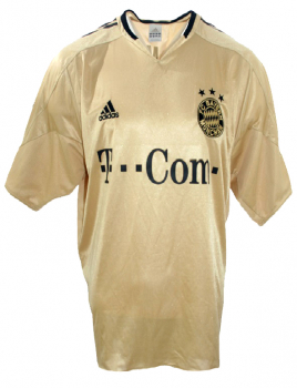 Adidas FC Bayern München Trikot 2004/06 Gold T-Com Herren 176cm/S/M/L/XL/2XL
