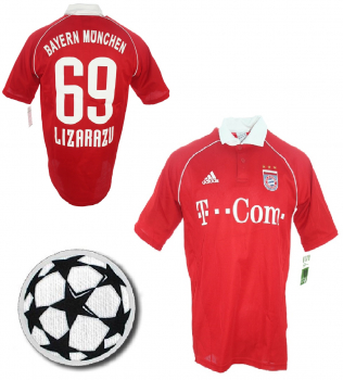 Adidas FC Bayern München Trikot 69 Bixente Lizarazu 2005/06 T-Com Herren L