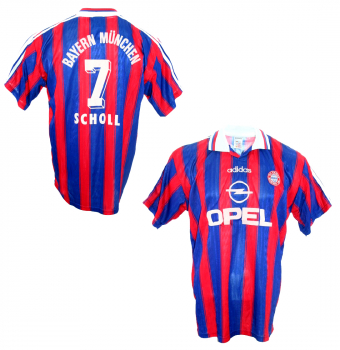 Adidas FC Bayern München Trikot 7 Mehmet Scholl 1995/96 Opel Herren XL