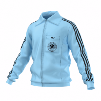 Adidas Deutschland Trainings-Jacke WM 1974 Originals TT Blau DFB Herren S, M oder L