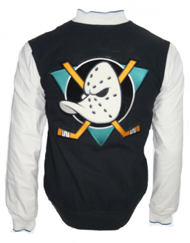 Adidas Originals Anaheim Mighty Ducks Jacke College Walt Disney NHL Trikot Schwarz Herren M oder L