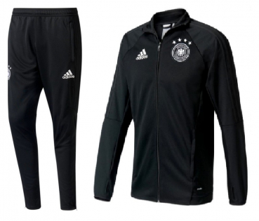 Adidas Deutschland Trainingsanzug Präsentationsanzug Confed cup Sieger 2017 schwarz DFB Herren L