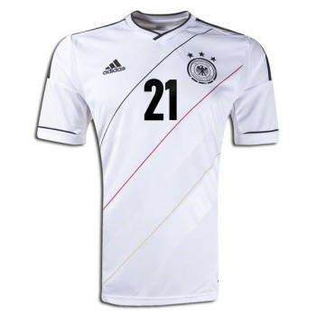Adidas Deutschland Trikot 21 Marco Reus 2012 DFB Heim Weiß Herren L