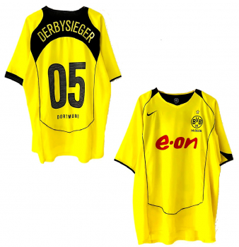 Nike Borussia Dortmund Trikot 2004/2005 BVB E-on Derbysieger 05 Herren XL