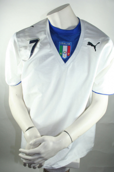 Puma Italien Trikot 7 Del Piero WM 2006 Weltmeister Weiß Herren M