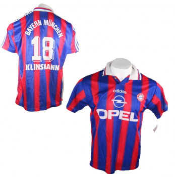 Adidas FC Bayern München Trikot 18 Jürgen Klinsmann 1995/96 Neu mit Etiketten Herren XXL/2XL