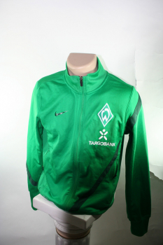 Nike SV Werder Bremen Jacke Targobank Matchworn Marko Marin Trainingsjacke Grün Herren S (öz)