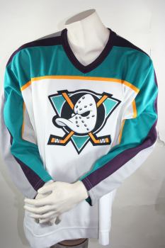 CCM Anaheim Mighty Ducks Trikot NHL Weiß Eishockey Herren L oder XL