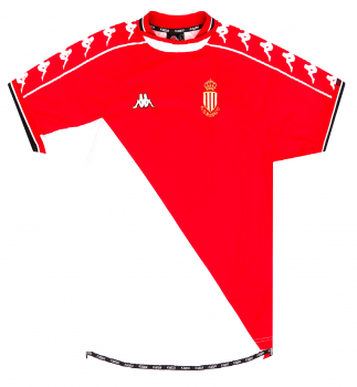 Kappa AS Monaco Trikot 1999/00 2000 rot weiß ASM ohne sponsor Herren XL