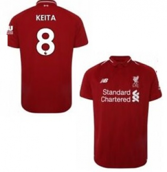 New Balance FC Liverpool camiseta 8 Keita 2018/19 This is anfield rojo senor M
