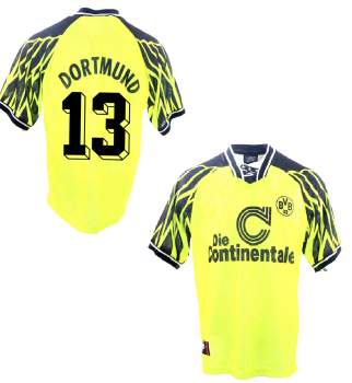 Nike Borussia Dortmund Trikot 13 Karl Heinz Riedle 1994/95 BVB Meister Herren S
