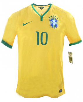 Nike Brasilien Trikot 11 Neymar WM 2014 Gelb Heim WM Neu Herren L