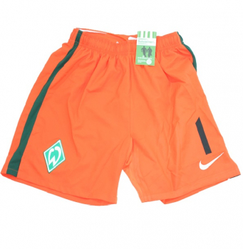 Nike SV Werder Bremen Trikothose shorts 1 Tim Wiese 2009/10 Orange Targobank Away Herren S