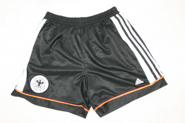 Adidas Deutschland Hose Shorts WM 1998 DFB Schwarz Heim Herren L