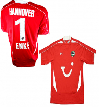 Under Armour Hannover 96 portero camiseta 1 Robert Enke 2008/09 rojo tui nuevo senor L