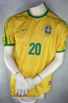 Nike Brasilien Trikot 20 Bebeto WM 1998 Finale Herren XL